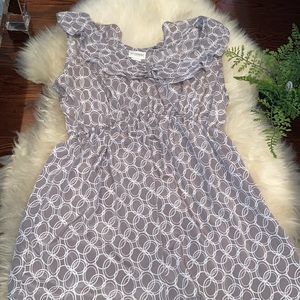 Motherhood Maternity beige ruffle top